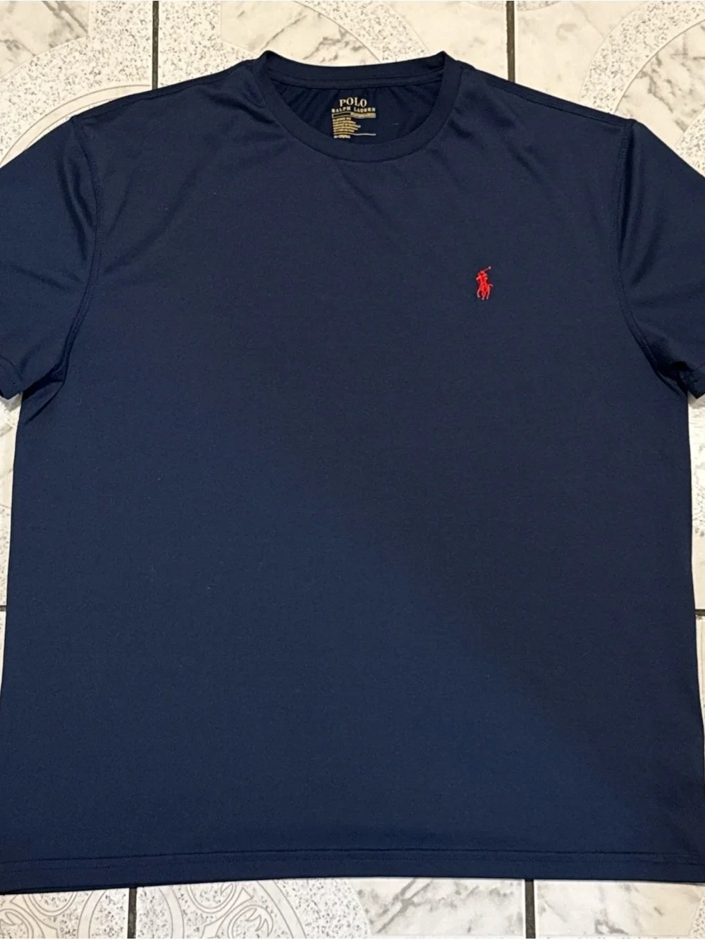 Polo Ralph Lauren Classic Fit Performance Jersey T-Shirt Blue Men’s Size Medium